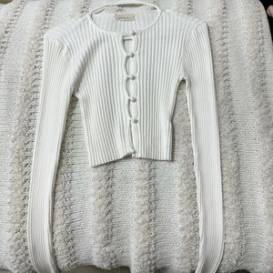 Urban Outfitters white long sleeve button down